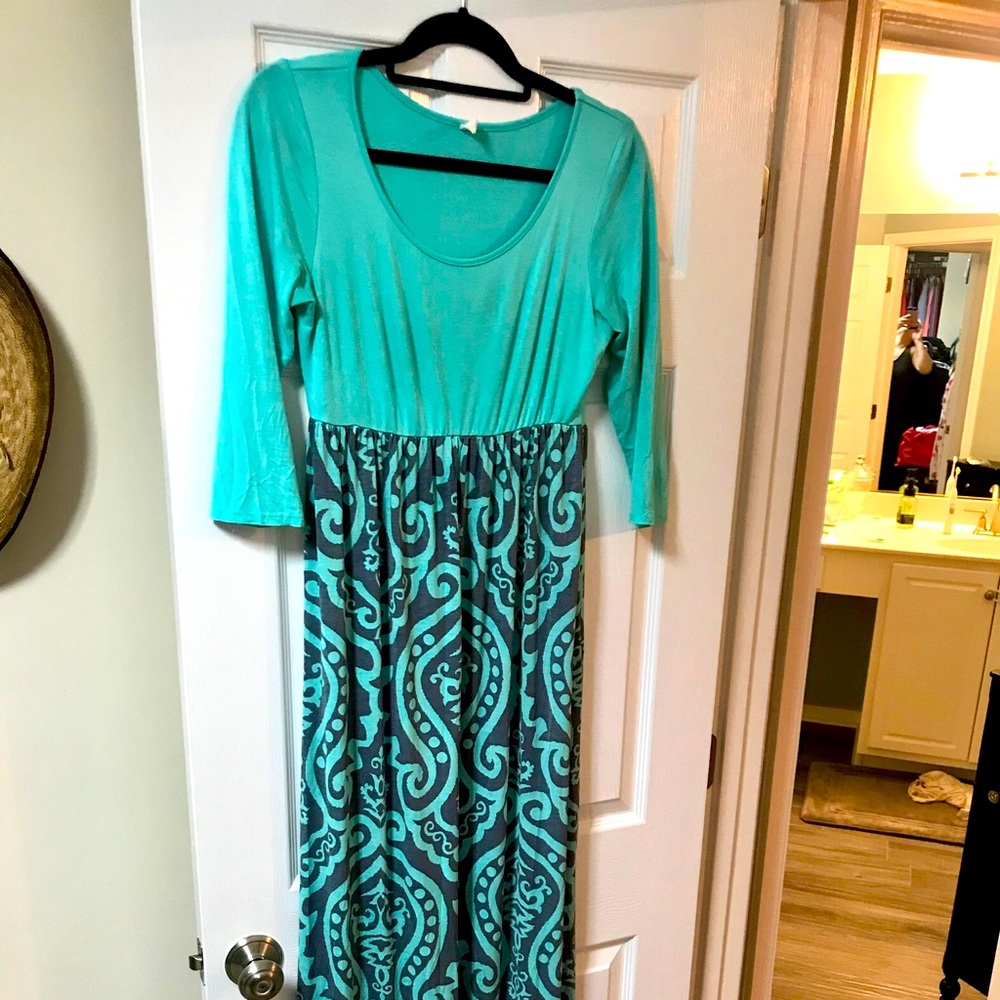 Maternity Floor Length Casual Dress
